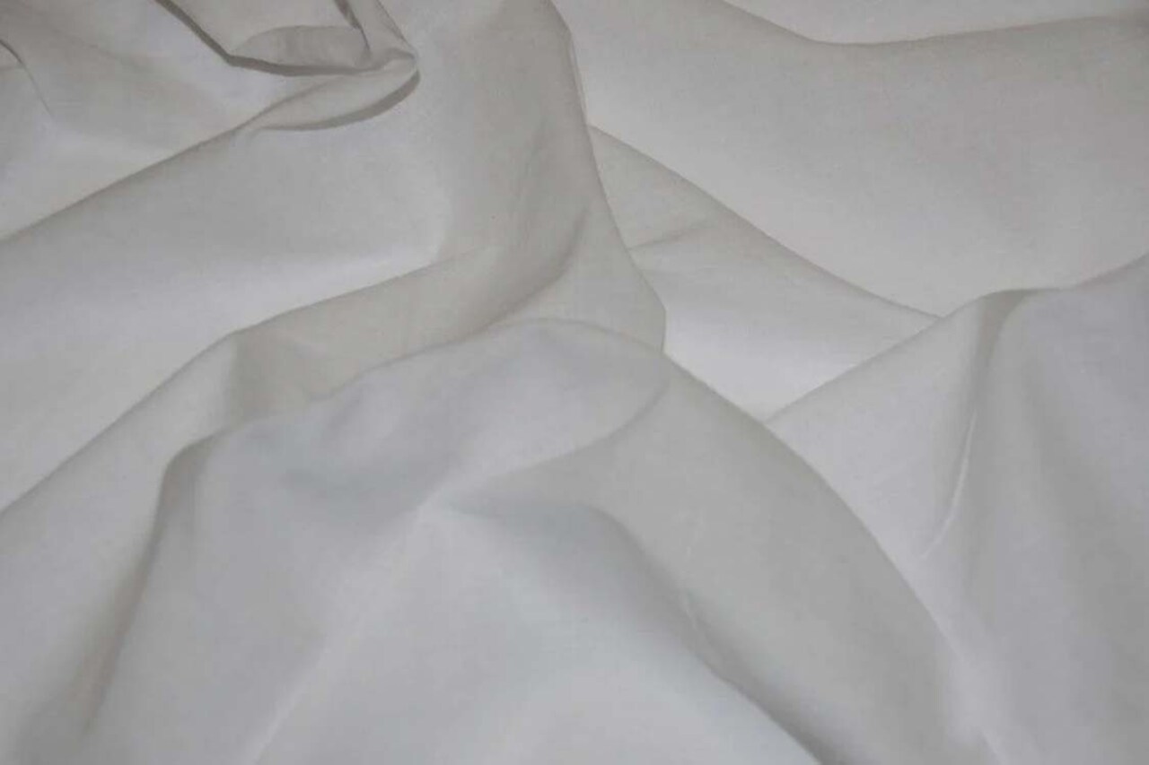 Cotton Lawn Fabric Lightweight Semi Sheer Soft Breathable Material Multiple Solid Colors 60 Inch Wide